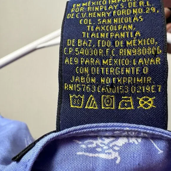 Polo Ralph Lauren Blue Pajama Top Men’s 1XT Big & Tall Pony Logo - Picture 4 of 13